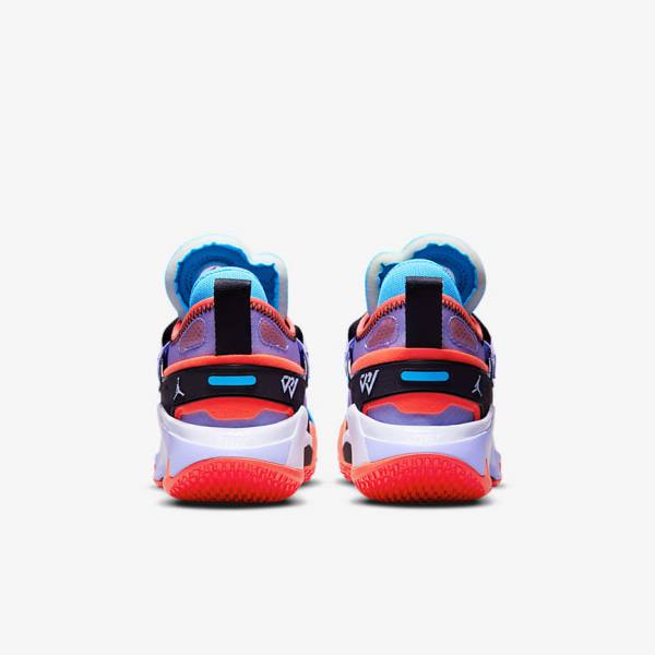 Black / Blue / Light Red Nike Jordan Why Not Zer0.5 Older Kids' Basketball Shoes | NK305KRS