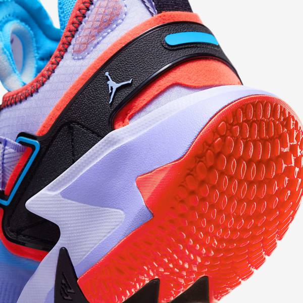 Black / Blue / Light Red Nike Jordan Why Not Zer0.5 Older Kids' Basketball Shoes | NK305KRS