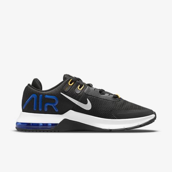 Black / Blue / Orange / Grey Nike Air Max Alpha Trainer 4 Men's Training Shoes | NK059YEI