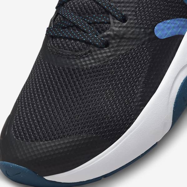 Black / Blue / White Nike City Rep TR Women's Training Shoes | NK409DRP