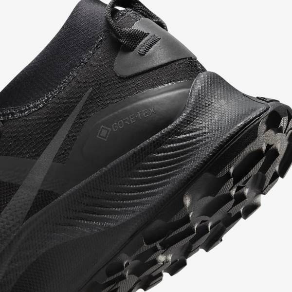 Black / Dark Grey / Black Nike Pegasus Trail 3 GORE-TEX Waterproof Trail Women's Running Shoes | NK341VFS