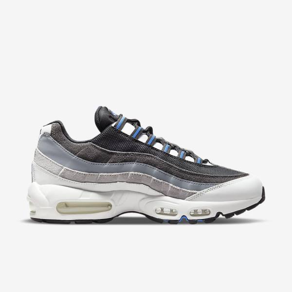 Black / Dark Grey / Blue Nike Air Max 95 Men's Sneakers | NK507AXO