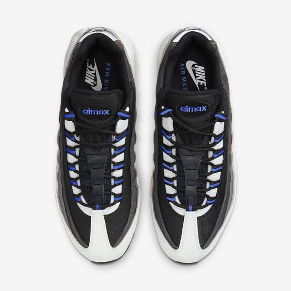 Black / Dark Grey / Blue Nike Air Max 95 Men's Sneakers | NK507AXO