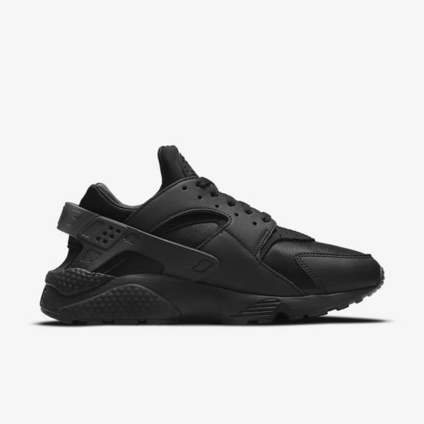 Black / Dark Grey Nike Air Huarache Men's Sneakers | NK617DNU