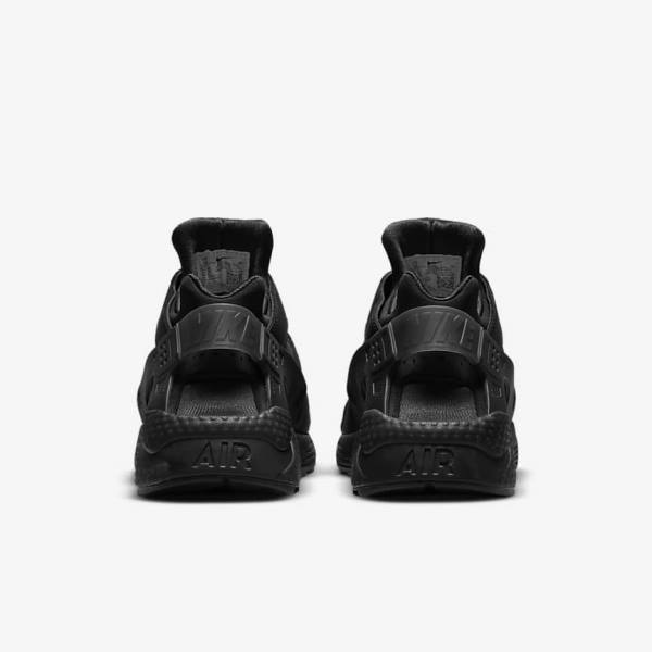 Black / Dark Grey Nike Air Huarache Men's Sneakers | NK617DNU