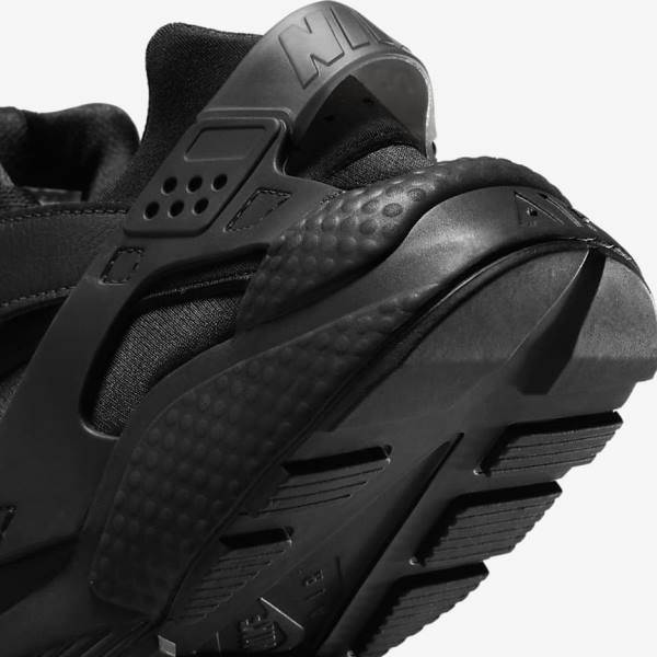 Black / Dark Grey Nike Air Huarache Men's Sneakers | NK617DNU