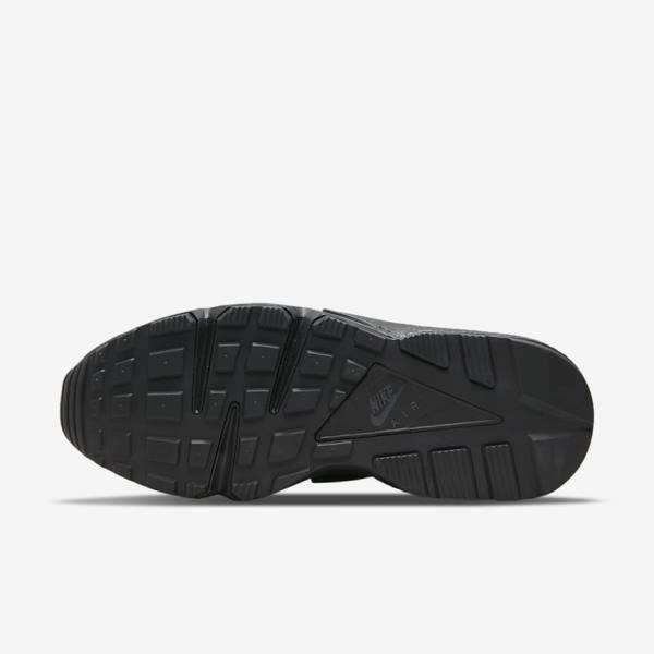 Black / Dark Grey Nike Air Huarache Women's Sneakers | NK953TAK