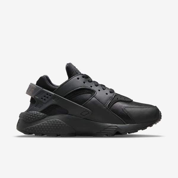 Black / Dark Grey Nike Air Huarache Women's Sneakers | NK953TAK