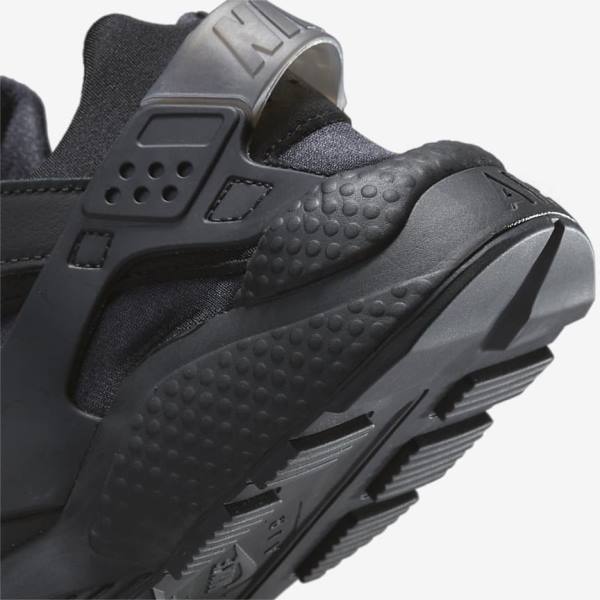 Black / Dark Grey Nike Air Huarache Women's Sneakers | NK953TAK