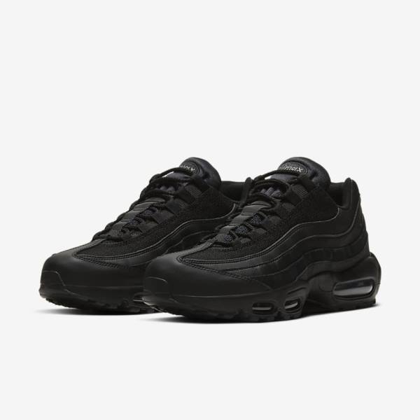 Black / Dark Grey Nike Air Max 95 Essential Men's Sneakers | NK248BUO