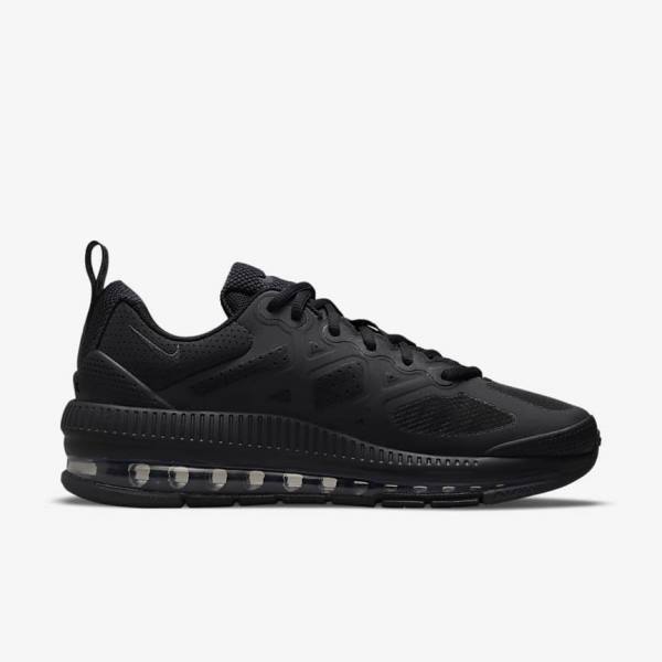 Black / Dark Grey Nike Air Max Genome Men's Sneakers | NK857SVF