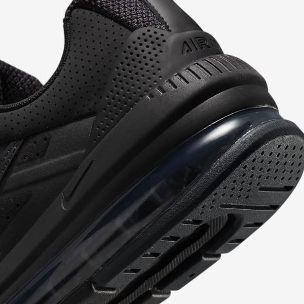 Black / Dark Grey Nike Air Max Genome Men's Sneakers | NK857SVF