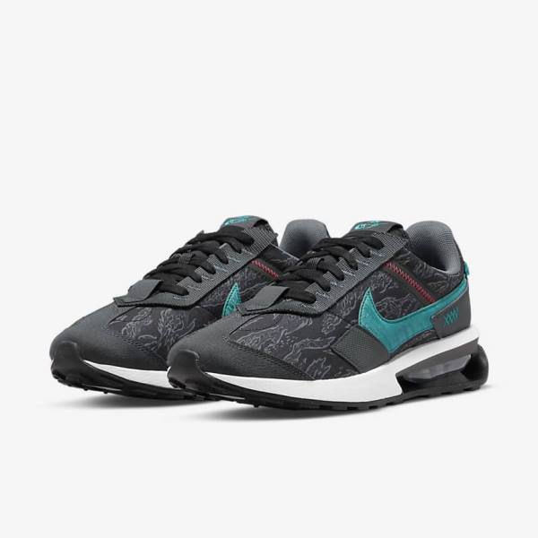 Black / Dark Grey Nike Air Max Pre-Day SE Men's Sneakers | NK657CUA