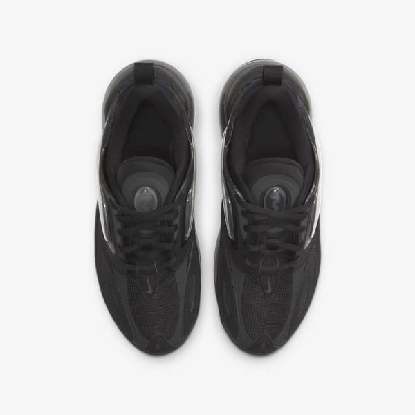 Black / Dark Grey Nike Air Max Zephyr Older Kids' Sneakers | NK903TXE