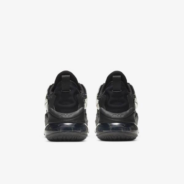 Black / Dark Grey Nike Air Max Zephyr Older Kids' Sneakers | NK903TXE