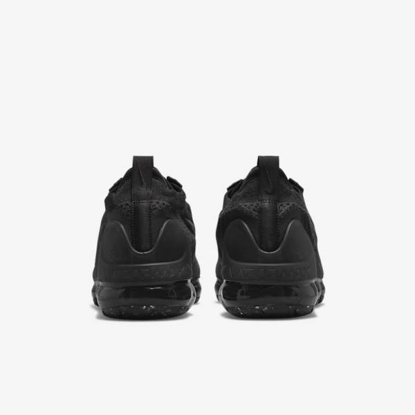 Black / Dark Grey Nike Air VaporMax 2021 FK Men's Sneakers | NK893BTC