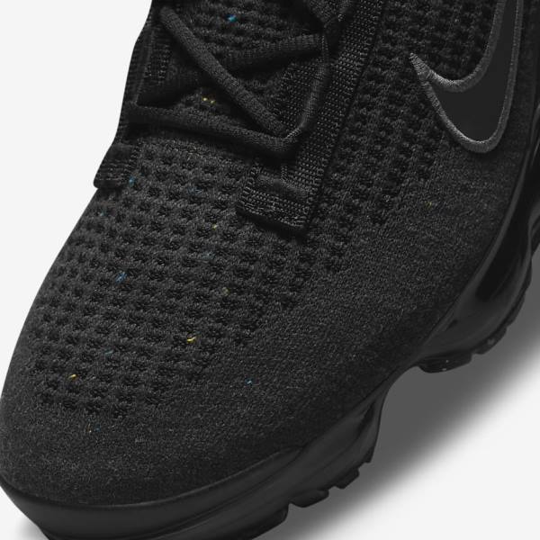 Black / Dark Grey Nike Air VaporMax 2021 FK Men's Sneakers | NK893BTC