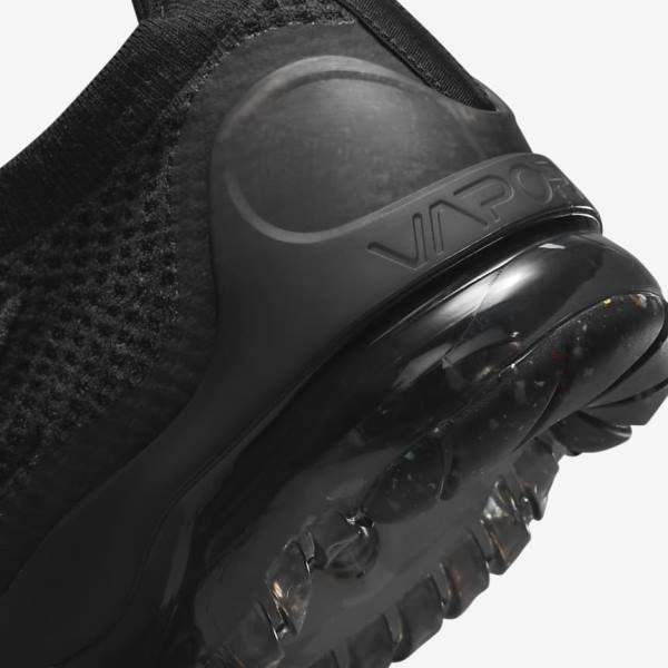 Black / Dark Grey Nike Air VaporMax 2021 FK Men's Sneakers | NK893BTC