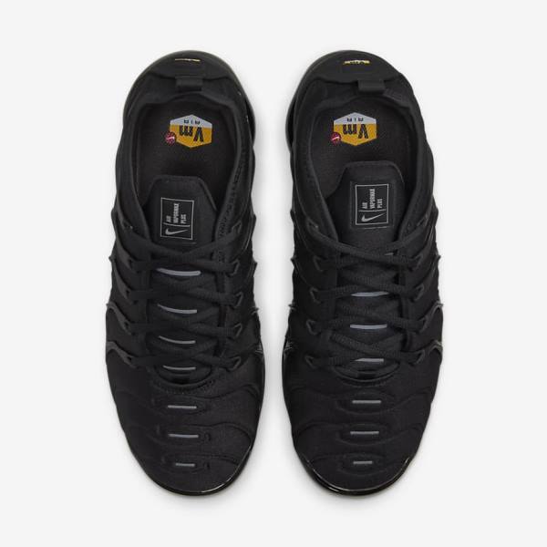 Black / Dark Grey Nike Air VaporMax Plus Men's Sneakers | NK015TQV