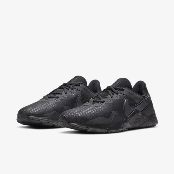 Black / Dark Grey Nike Legend Essential 2 Men's Training Shoes | NK978TWZ