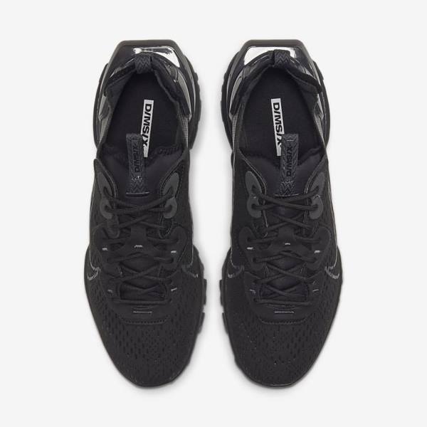 Black / Dark Grey Nike React Vision Men's Sneakers | NK098WQL