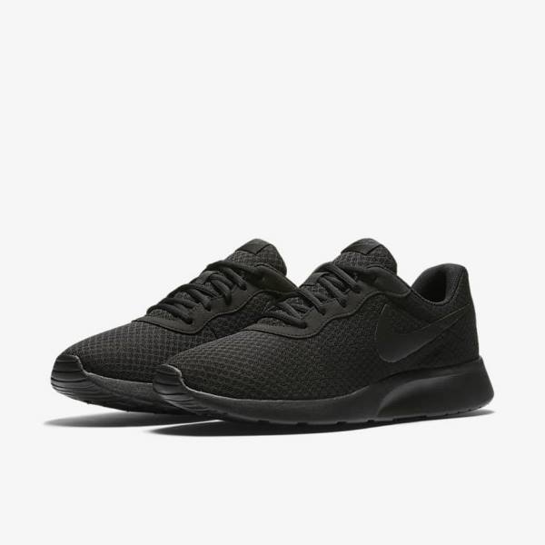 Black / Dark Grey Nike Tanjun Men's Sneakers | NK879WSF