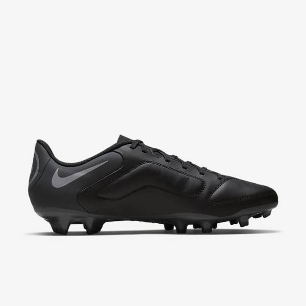 Black / Dark Grey Nike Tiempo Legend 9 Club MG Multi-Ground Men's Football Shoes | NK324EFV