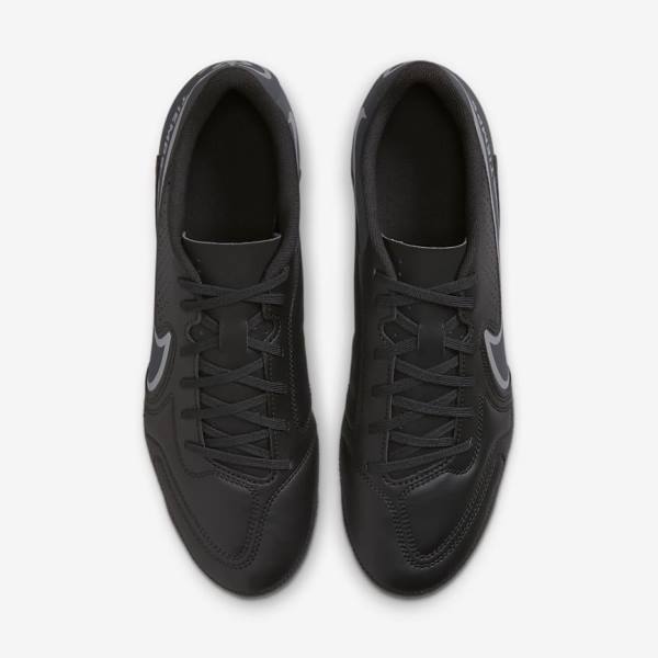 Black / Dark Grey Nike Tiempo Legend 9 Club MG Multi-Ground Men's Football Shoes | NK324EFV