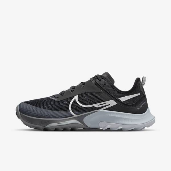 Black / Dark Grey / Platinum Nike Air Zoom Terra Kiger 8 Trail Women\'s Running Shoes | NK278IHE