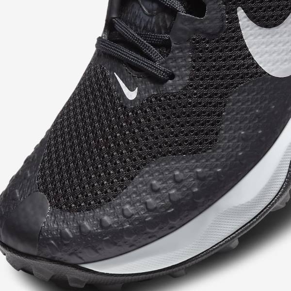 Black / Dark Grey / Platinum Nike Wildhorse 7 Trail Women's Running Shoes | NK265MAB