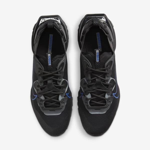 Black / Dark Grey / Royal Nike React Vision Men's Sneakers | NK261LID