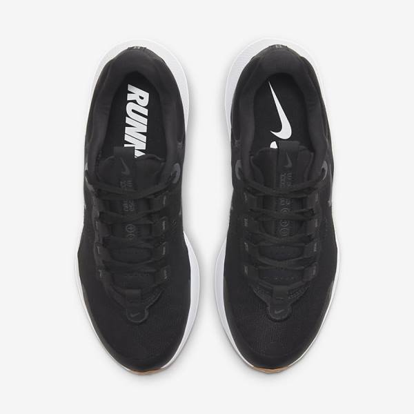 Black / Dark Grey / White / Black Nike React Escape Run Road Women's Running Shoes | NK284UDZ