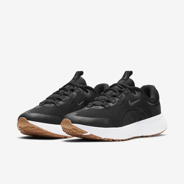 Black / Dark Grey / White / Black Nike React Escape Run Road Women's Running Shoes | NK284UDZ