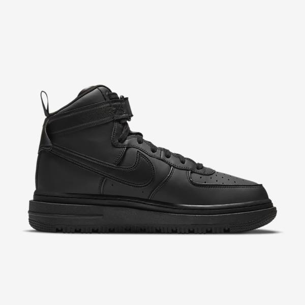 Black / Dark Grey / White Nike Air Force 1 Boot Men's Sneakers | NK629YGJ