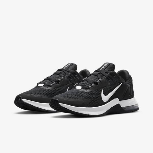 Black / Dark Grey / White Nike Air Max Alpha Trainer 4 Men's Training Shoes | NK736RXQ