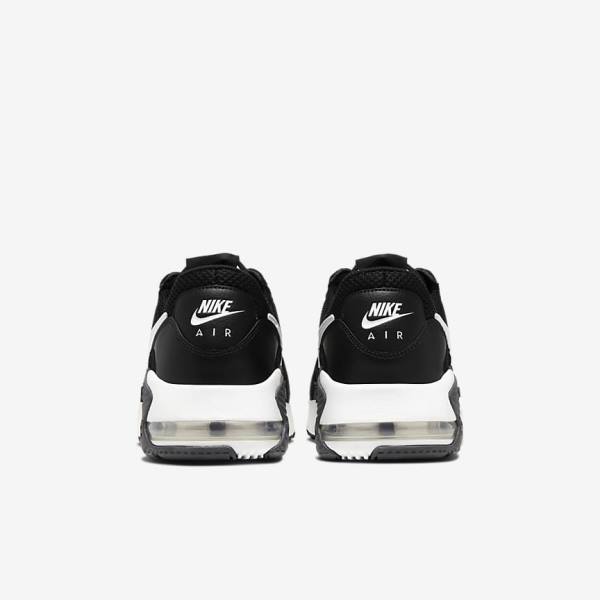 Black / Dark Grey / White Nike Air Max Excee Men's Sneakers | NK489LEO