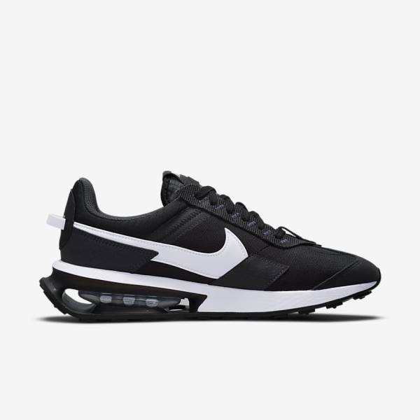 Black / Dark Grey / White Nike Air Max Pre-Day Men's Sneakers | NK097EIU