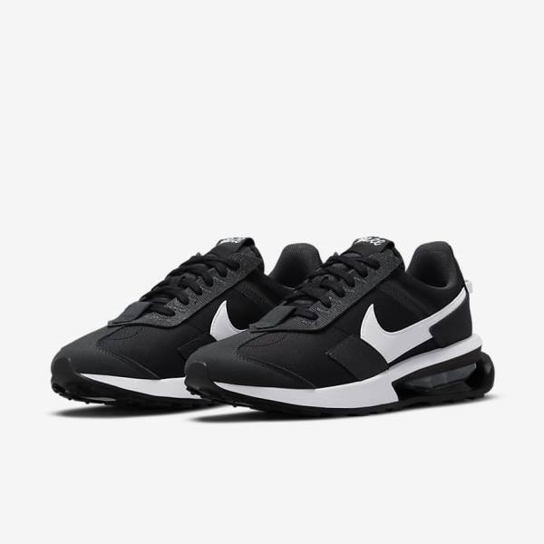 Black / Dark Grey / White Nike Air Max Pre-Day Men's Sneakers | NK097EIU