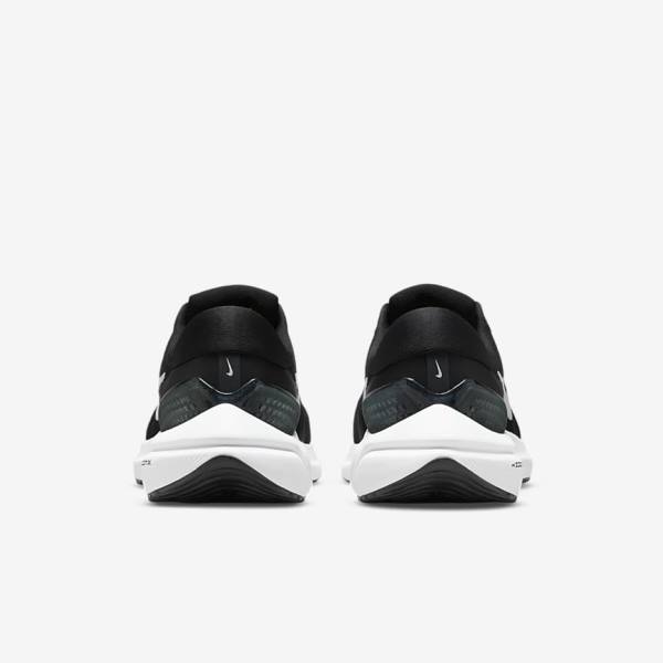 Black / Dark Grey / White Nike Air Zoom Vomero 16 Road Women's Running Shoes | NK450BIA