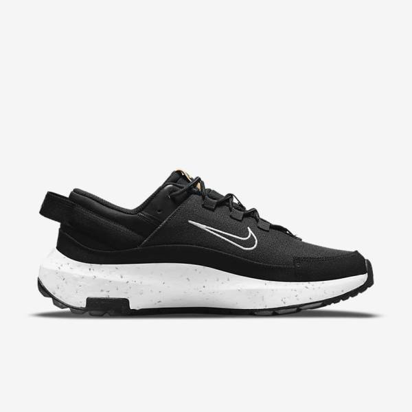 Black / Dark Grey / White Nike Crater Remixa Women's Sneakers | NK146UWM