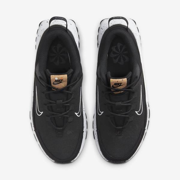 Black / Dark Grey / White Nike Crater Remixa Women's Sneakers | NK146UWM