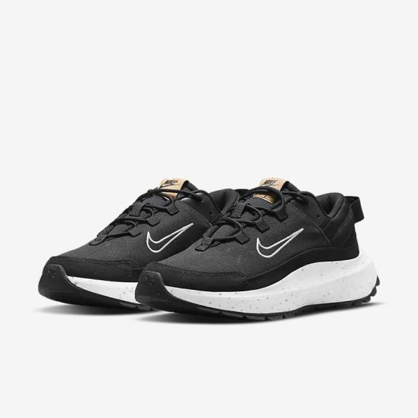 Black / Dark Grey / White Nike Crater Remixa Women's Sneakers | NK146UWM