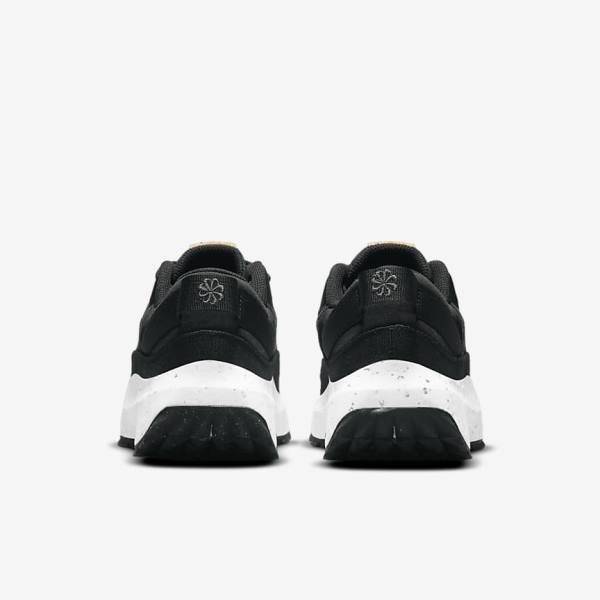 Black / Dark Grey / White Nike Crater Remixa Women's Sneakers | NK146UWM