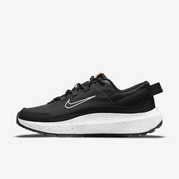 Black / Dark Grey / White Nike Crater Remixa Women\'s Sneakers | NK146UWM