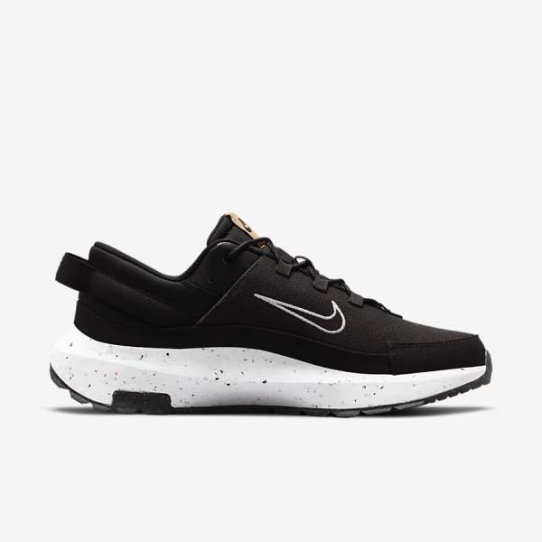 Black / Dark Grey / White Nike Crater Remixa Men's Sneakers | NK460SNC