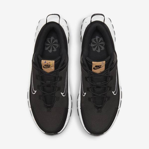 Black / Dark Grey / White Nike Crater Remixa Men's Sneakers | NK460SNC