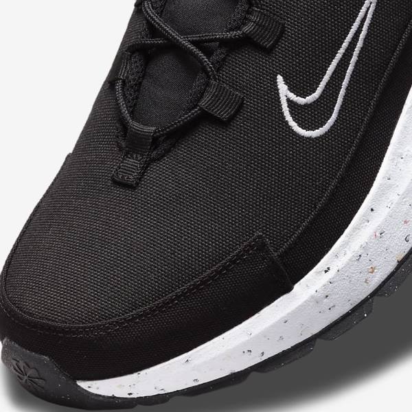 Black / Dark Grey / White Nike Crater Remixa Men's Sneakers | NK460SNC