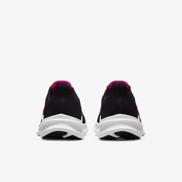 Black / Dark Grey / White Nike Downshifter 11 Road Women's Running Shoes | NK672DTY