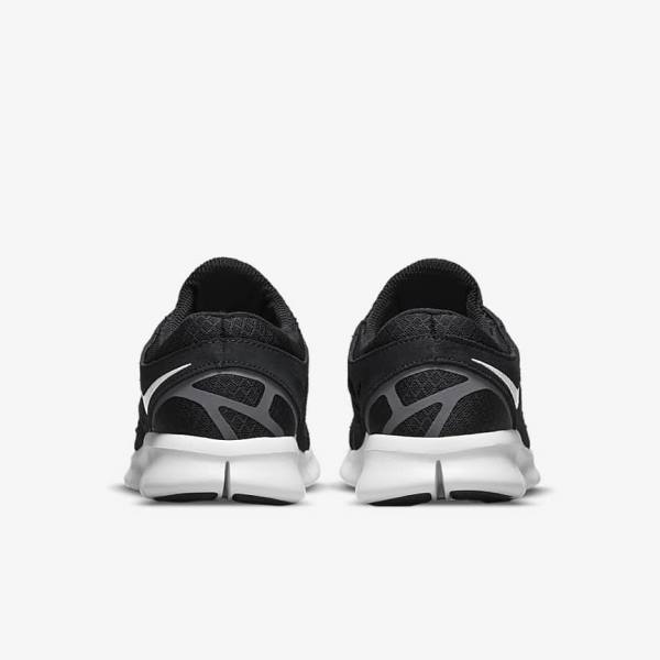 Black / Dark Grey / White Nike Free Run 2 Men's Sneakers | NK895WZK