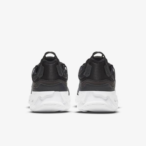 Black / Dark Grey / White Nike React Live Men's Sneakers | NK423PVD